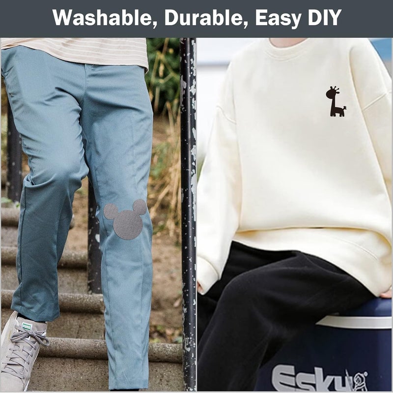 LLPT Iron On Repair Tape White 2" x 16.5 Ft Premium Patch Tape Fusing Durable Adhesive for Sofa Jeans Jackets Pants Curtains and DIY Decorations (IRP5005WT) - Image 3